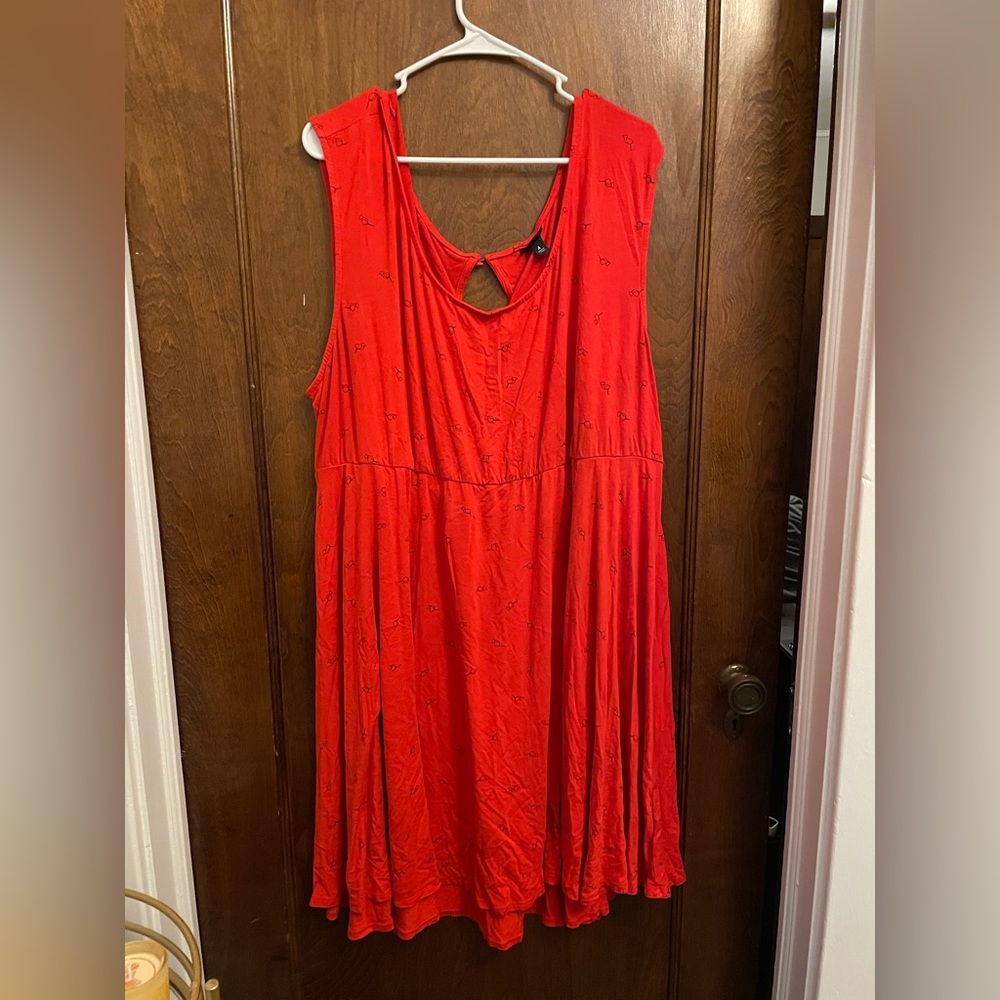 Torrid red heart sunglasses dress